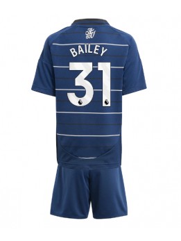 Aston Villa Leon Bailey #31 Ausweichtrikot für Kinder 2024-25 Kurzarm (+ Kurze Hosen)